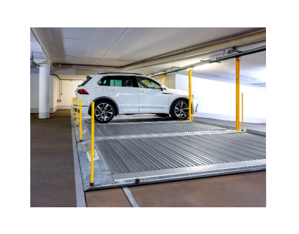 WÖHR משיקה את ה- Parking Platform 601, הדור הבא של פלטות החניה הנעות